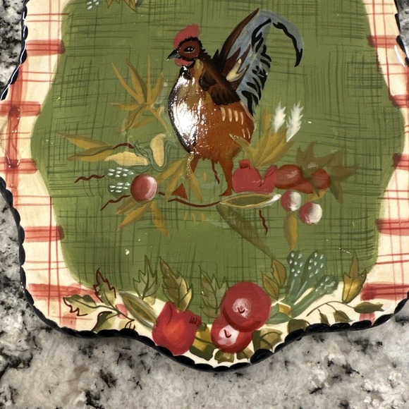 Tracy Porter The Stonehouse Farm Collection 8” Rooster Trivet - Picture 4 of 5
